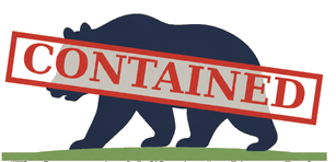 The contained bear — seal of the Komifornia Containment Initiative